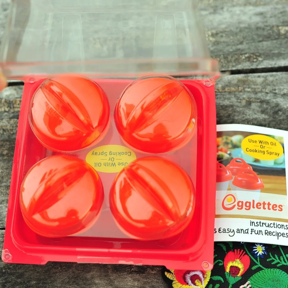 Egger Clean No Egg Shell Peeling Egg Boiling Pouch Red